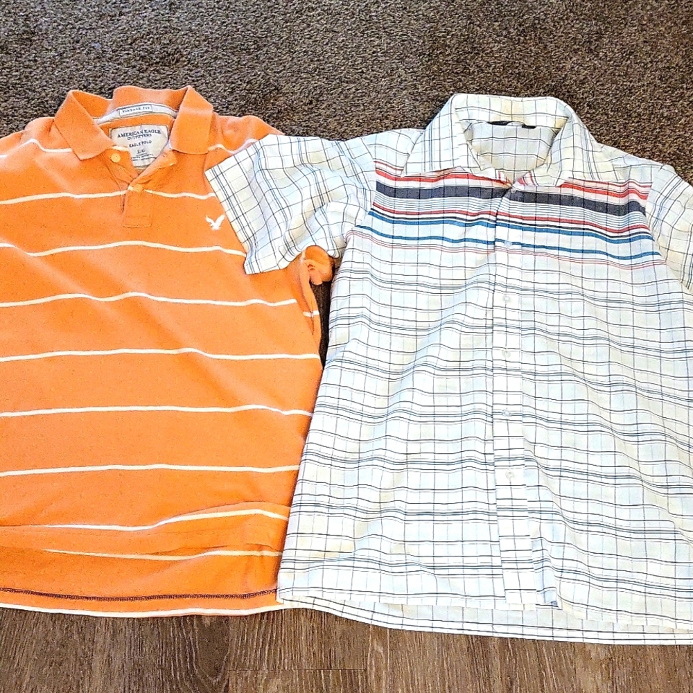 Men's button up shirt set